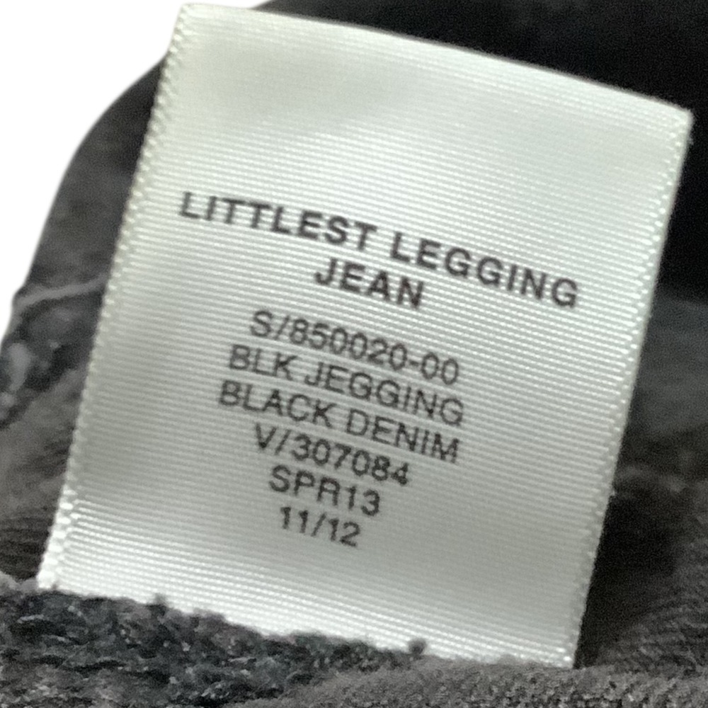 BabyGap 1969 Littlest Legging Jean Girls 5 Black Denim Skinny School Casual - Picture 8 of 13